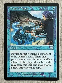 MTG Magic Chain of Vapor Onslaught X1 Vintage LP-NM 4 total for sale - Image 5