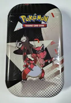 Pokemon TCG - S&V - Unova Mini Tin Krookodile & Excadrill W/2pk BLK&WHT - Image 1