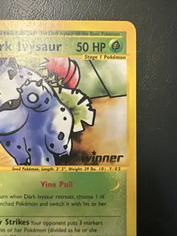 2003 Pokemon Best of game #6 Dark Ivysaur winner promo MINT - Image 3