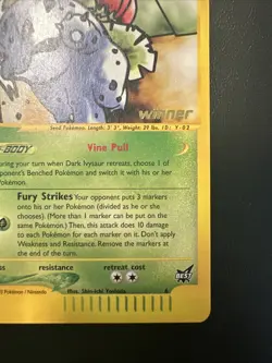 2003 Pokemon Best of game #6 Dark Ivysaur winner promo MINT - Image 5