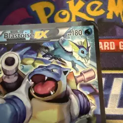Pokemon TCG Blastoise EX XY122 Holo Black Star Promo Full Art XY Holo Rare - Image 2