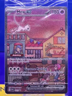 Mew EX SVP053 Scarlet & Violet 151 Pokemon Full Art Black Star Promo SEALED - Image 4