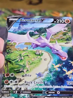 Aerodactyl V (Alternate Art) 180/196 Lost Origin Holo Pokemon TCG - LP - Image 4