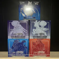 Pokemon ETB Lot Of 5 - Battle Styles Set Chilling Reign Set Pokemon Go - Sealed - Image 1
