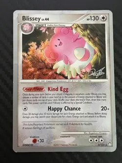 Pokemon TCG Blissey 5/123 Mysterious Treasures World Championships 2008 DMG - Image 1