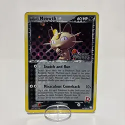 Rocket's Meowth 46/109 EX Team Rocket Returns Pokemon Holo 2004 - Image 1