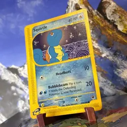 Squirtle - 132/165 Pokemon Expedition Base Set - Regular E Reader Beauty - Image 2