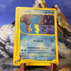Squirtle - 132/165 Pokemon Expedition Base Set - Regular E Reader Beauty - Image 3