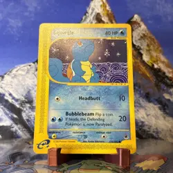 Squirtle - 132/165 Pokemon Expedition Base Set - Regular E Reader Beauty - Image 4