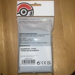 Pokemon TCG Elemental Types Sleeves Pokemon Center Exclusive (65 count) - Image 2