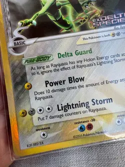 (MP) Rayquaza Delta Species 13/113 Reverse Holo Rare 2005 EX Delta Species RARE! - Image 2