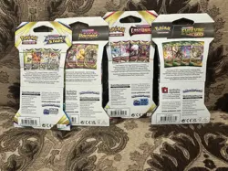 Pokemon TCG SWSH Sleeved Booster *Lot Of 4* Evolving Skies, Lost origin etc - Image 2