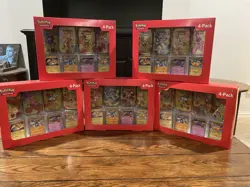 5 Pokemon Scarlet Violet 151 Mini Tins *no packs* - Image 1