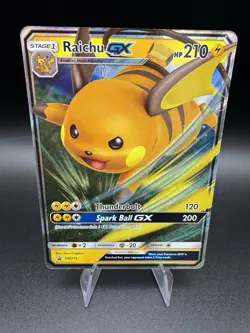 Raichu GX SM213 Black Star Promo 2019 Hidden Fates Holo Pokemon NM - Image 1