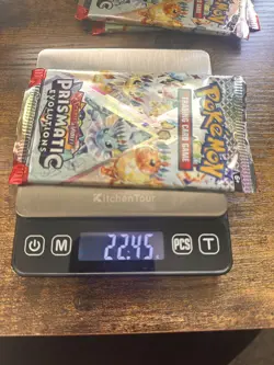 Pokemon Scarlet and violet Prismatic Evolutions HEAVY Sealed Packs x5 22.61 GODU - Image 2