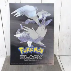 Pokemon Black and White Promotional Lenticular Poster Holographic 2011 DS 8x11 - Image 1