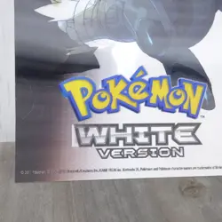 Pokemon Black and White Promotional Lenticular Poster Holographic 2011 DS 8x11 - Image 3