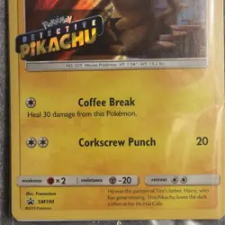 Pokemon 2019 Black Star Promo SM190 DVD Stamped Holo Detective Pikachu Sealed - Image 4