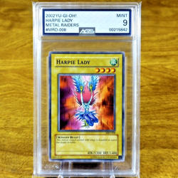 Yu-Gi-Oh! Metal Raiders Harpie Lady MRD-008 AGS Mint 9 Common 2002 - Image 1