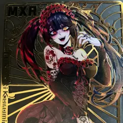 WES - Goddess Story Gold METAL Card - Serial Number #122/200! Kurumi Date - Image 2