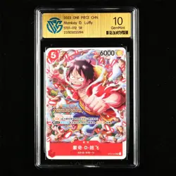 CCG GemMint 10 Bandai 2023 ONE PIECE CHN. TCG Card ST01-012 SR Monkey D. Luffy - Image 1
