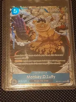 OP11-058TR Monkey.D.Luffy op13 English One Piece TCG Card Treasure rare - Image 2