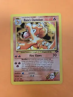 Pokemon TCG Blaine's Charmeleon Gym Challenge 31/132 Unlimited Uncommon Card NM - Image 1