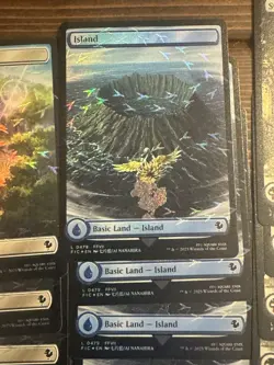 MTG | Final Fantasy | Foil Chocobo Track Lands Full Art 40 Card Land Lot - Image 4