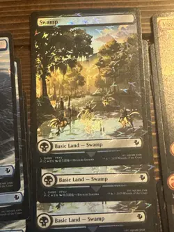 MTG | Final Fantasy | Foil Chocobo Track Lands Full Art 40 Card Land Lot - Image 5