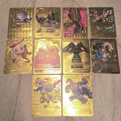 Pokemon Gold Foil Cards Pack Of 10 - Image 3