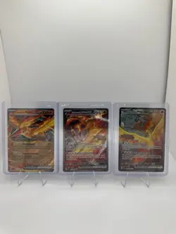 Moltres Stamped Destined Rivals Promo Cards Lot Of 3 Beautiful! From Moltres UPC - Image 1