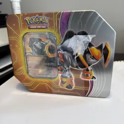 Pokemon Iron Boulder ex Tin Trading Card Games Paradox Destinies New Sealed - Image 1