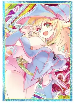 YuGiOh Dark Magician Girl Prismatic Foil Cute Card Sleeves 50 ct. US Seller - Image 1