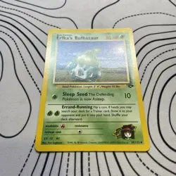 Pokemon TCG Erika's Bulbasaur Gym Challenge Card 39/132 Regular LP - Image 2