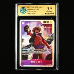 CCG GemMint 9.5 Bandai 2025 ONE PIECE CHN. TCG Card ST26-005 Monkey D. Luffy - Image 2