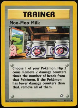 Moo-Moo Milk #101 Neo Genesis Pokemon Card - Image 1
