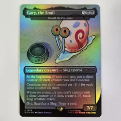Gary, The Snail Foil Secret Lair Legends Bikini Bottom MTG Toxrill The Corrosive - Image 1