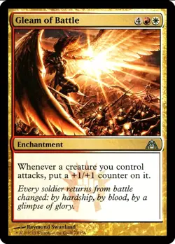 X 1 Gleam of Battle NM-M Return to Ravnica 073 MTG Magic The Gathering - Image 1
