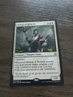 Magic the Gathering Bishop of Rebirth Ixalan MTG Free Shipping! - Image 1