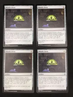 Playset 4x Witch's Oven - Throne of Eldraine - Magic The Gathering - MTG - LP - Image 1