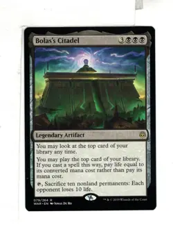 MTG SkeenAB Bolas's Citadel from War of the Spark. NM. - Image 1