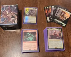 Magic the Gathering (MTG): Warhammer 40k Tyranid Swarm Commander Deck - Image 3