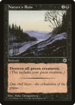 Portal Nature's Ruin MTG Magic the Gathering LP - Image 1
