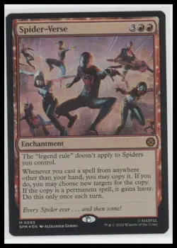 MTG Spider-Verse #93 Foil Rare Marvel Spider-Man Universes 2025 - Image 1