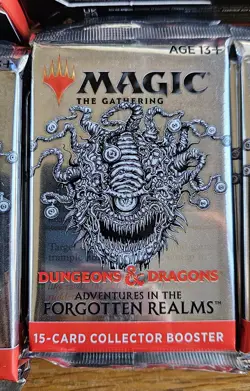 MtG Adventures in the Forgotten Realms (AFR) Collector Booster Pack x1 MTG MAGIC - Image 1