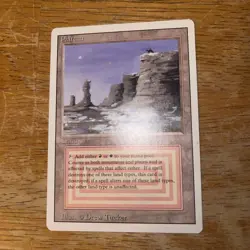Magic the Gathering Plateau Dual Land Revised Edition - Image 1