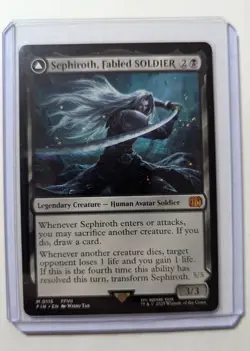 1x Sephiroth Fabled Soldier NM MTG Final Fantasy x1 - Image 1