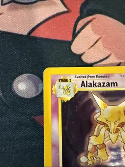 HP Alakazam Holo Rare Pokemon TCG Card 1/102 Base Set 1999 Unlimited - Image 2