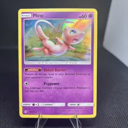 Pokemon TCG SM Unbroken Bonds Mew 76/214 Holo Rare NM! - Image 1