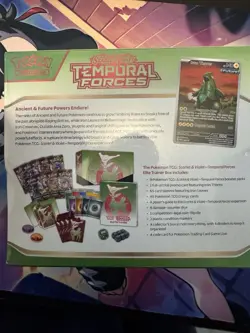 Pokemon Temporal Forces ETB Iron Leaves Elite Trainer Box New/Sealed - Image 3